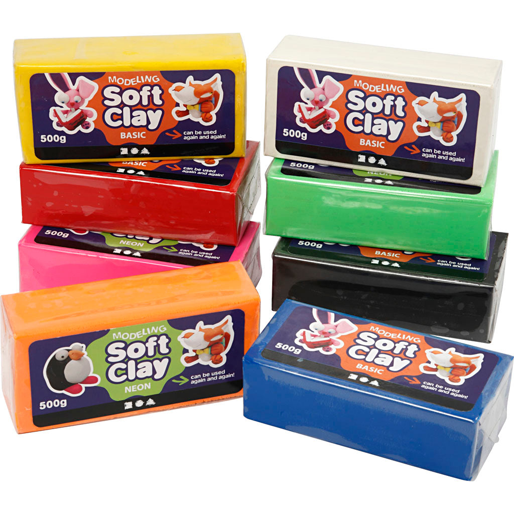 Modelling Clay, assorted packs