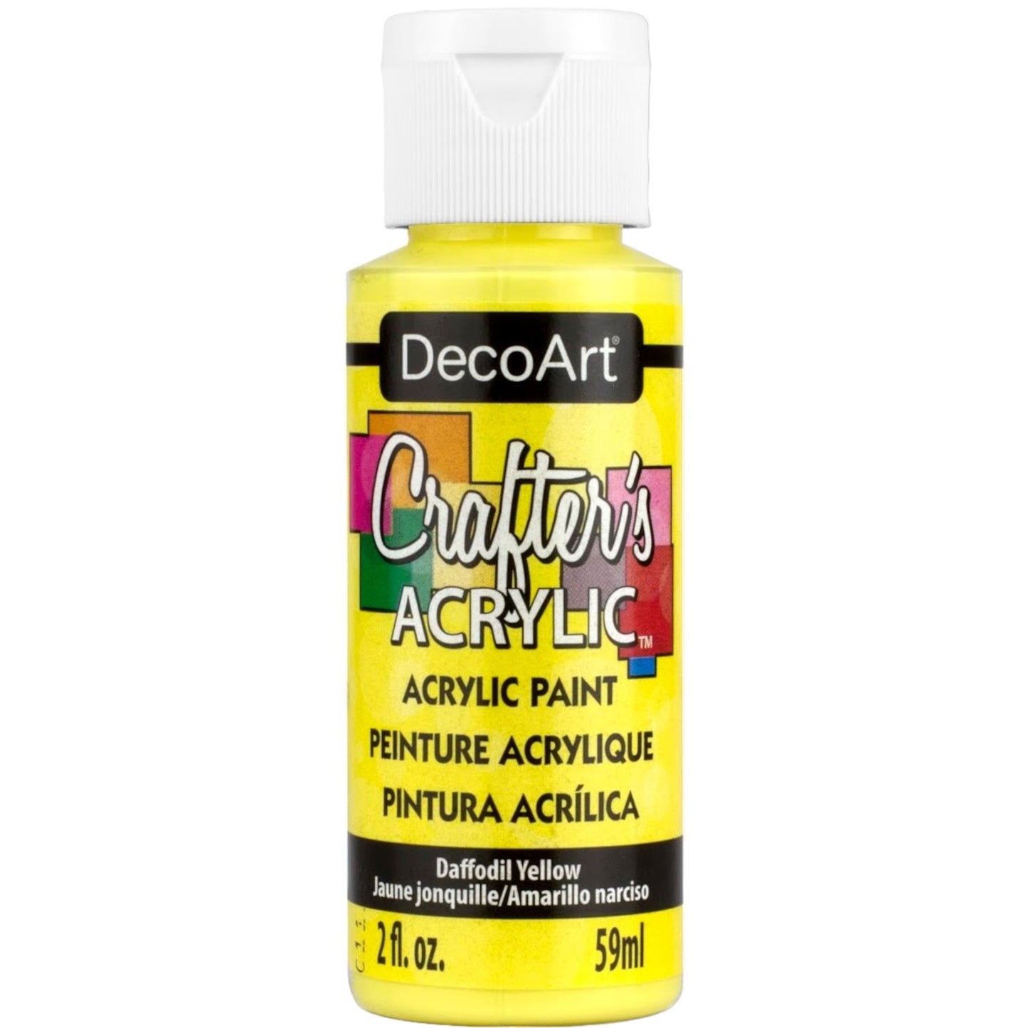 DecoArt Daffodil Yellow Crafters Acrylic 2oz