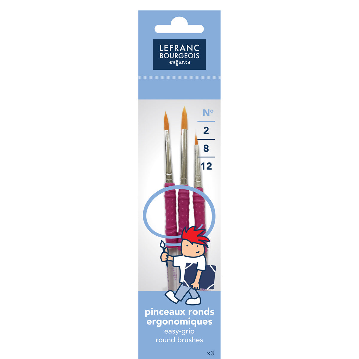 Lefranc Bourgeois Enfants Grippy Brush - Synthetic