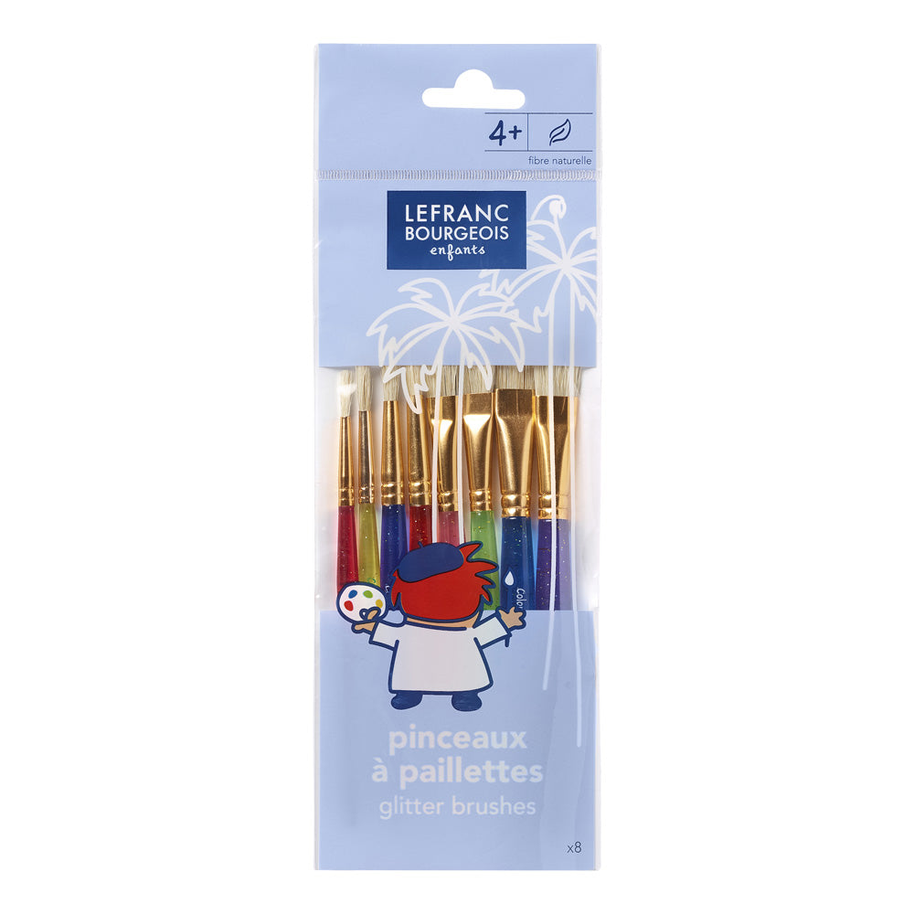 Lefranc Bourgeois Enfants Fun Brush - Value 8 Pack