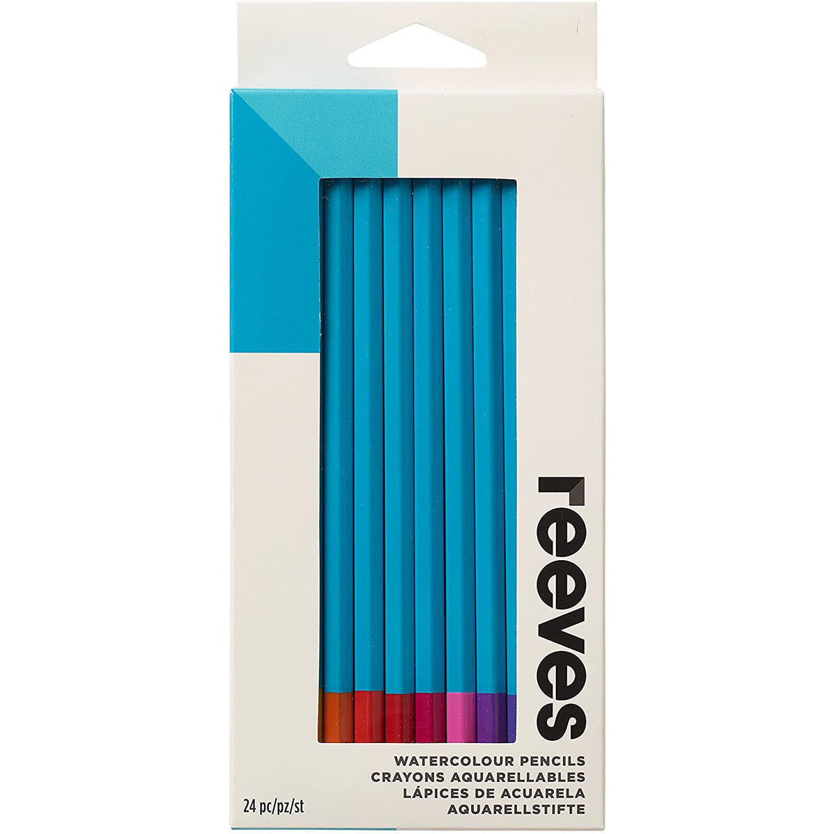 Reeves 24 Assorted Watercolour Pencils