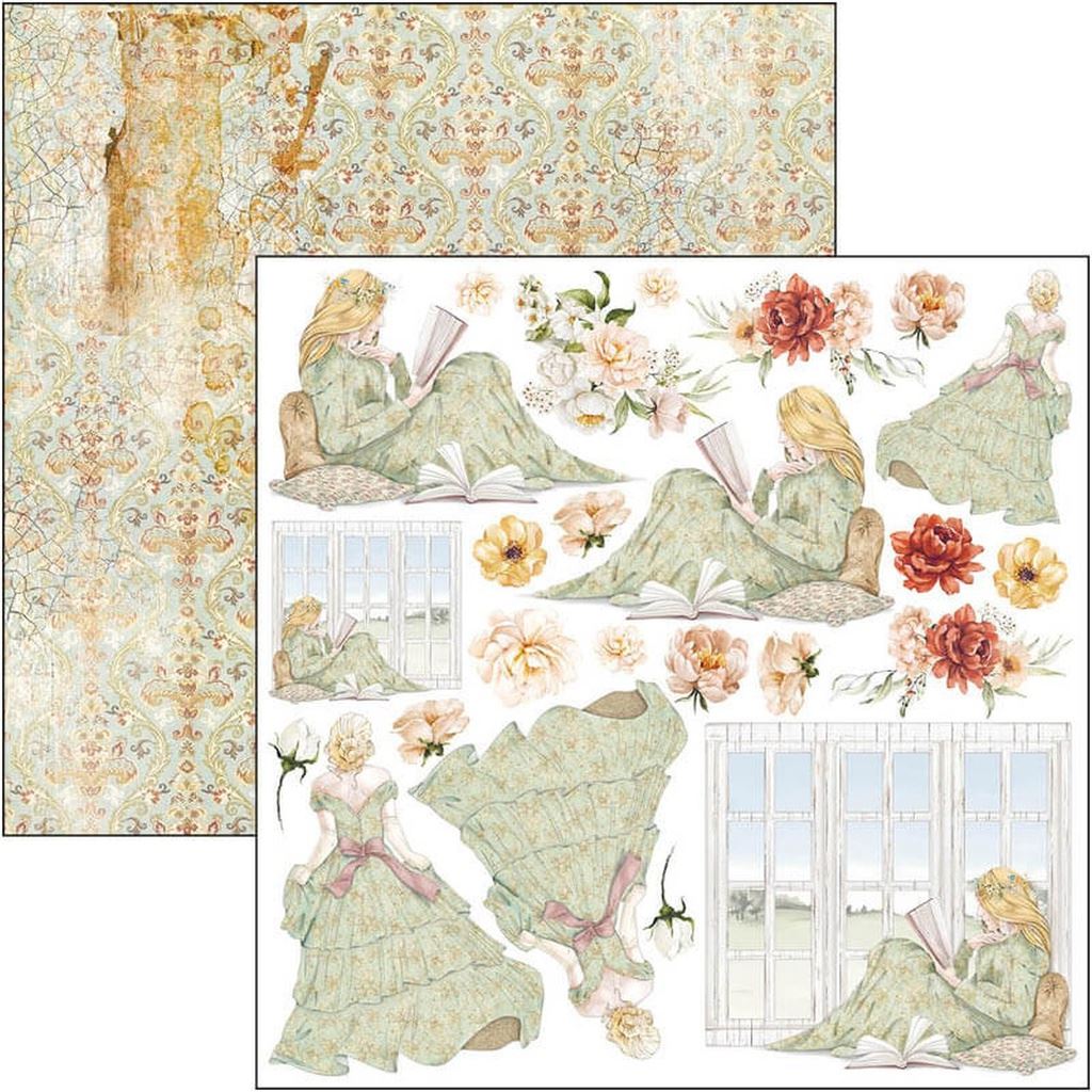 Ciao Bella 6" x 6" Fussy cut pad Reign of Grace