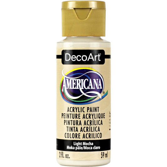 DecoArt Light Mocha Americana Acrylic 2oz