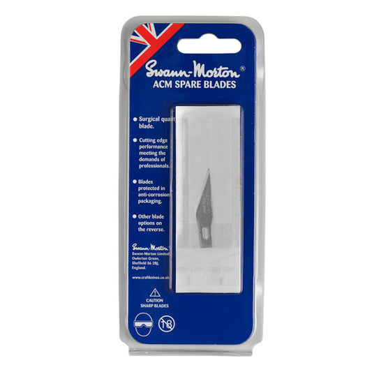 Swann Morton - ACM No 11 Blades (Blister Pack of 5 Blades)
