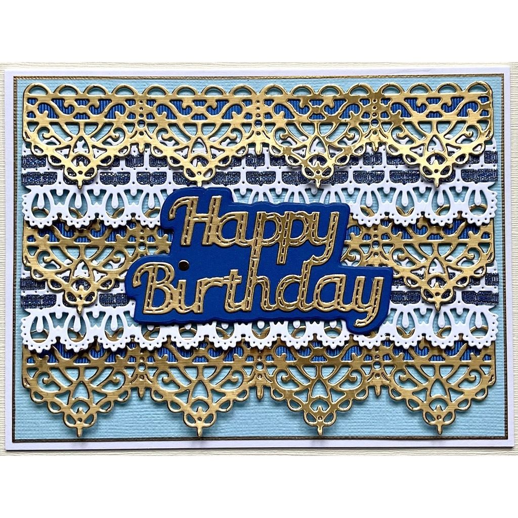 Delicate Lace Border Sweet Dixie Cutting Die