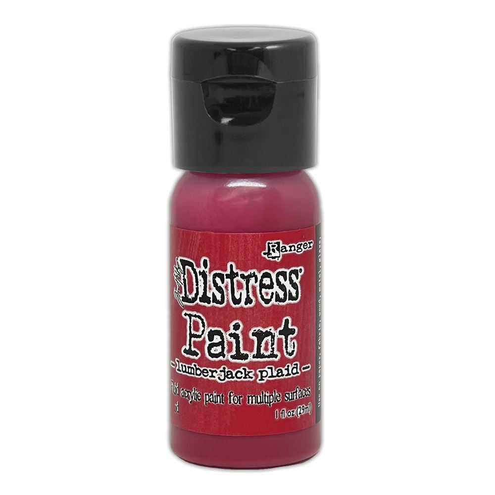 Tim Holtz Distress Flip Cap Paint Lumberjack Plaid