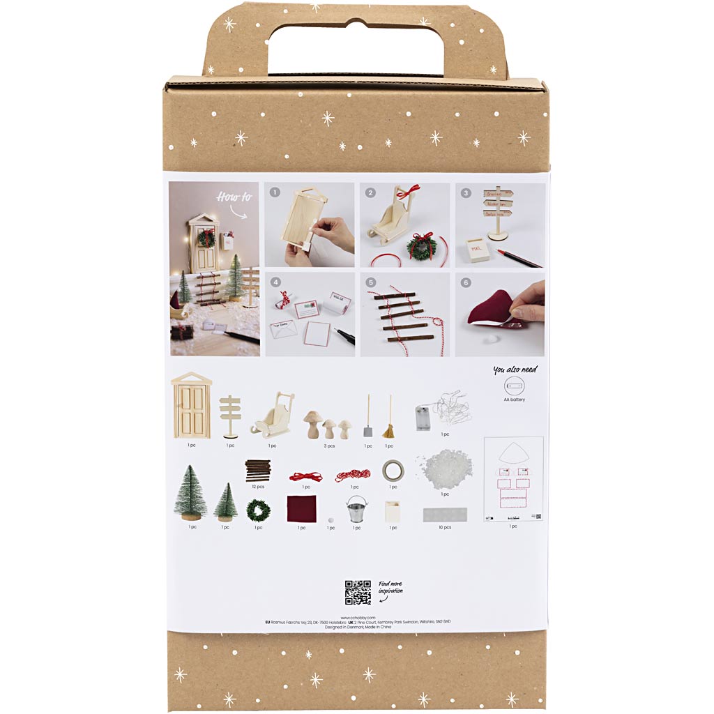 Craft Kit Elf Door, 1 pack