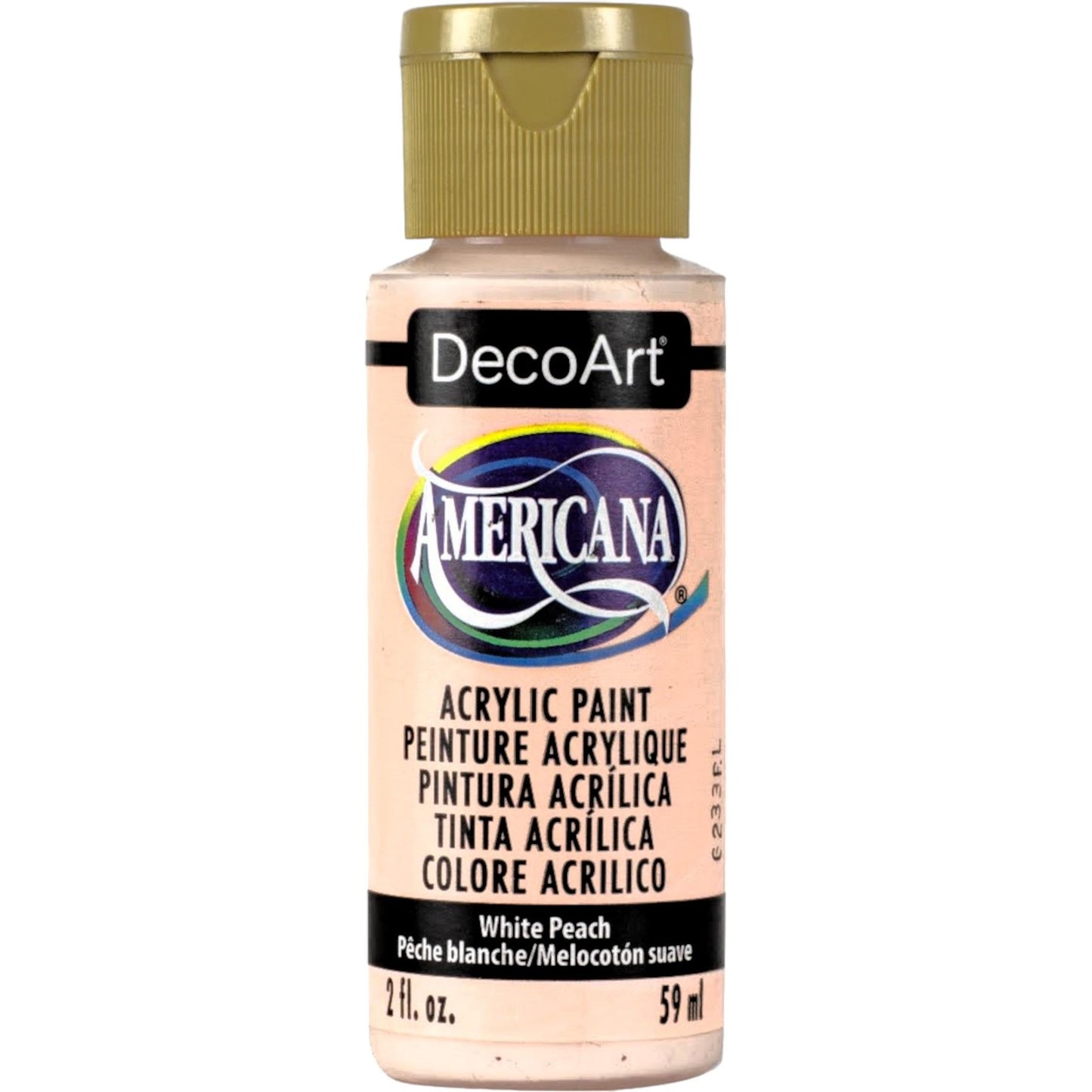 DecoArt White Peach Americana Acrylic 2oz