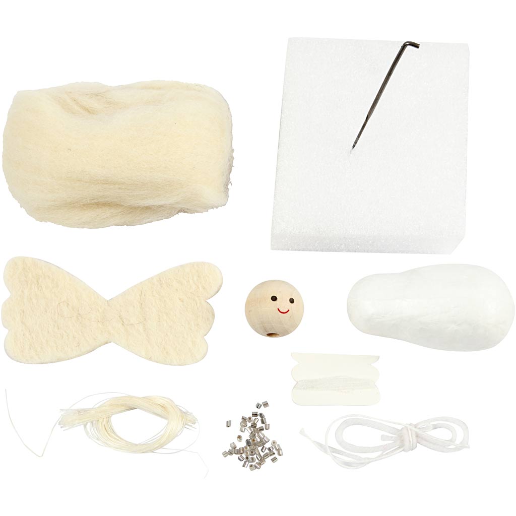 Mini Craft Kit, angel, H: 10 cm, 1 pack
