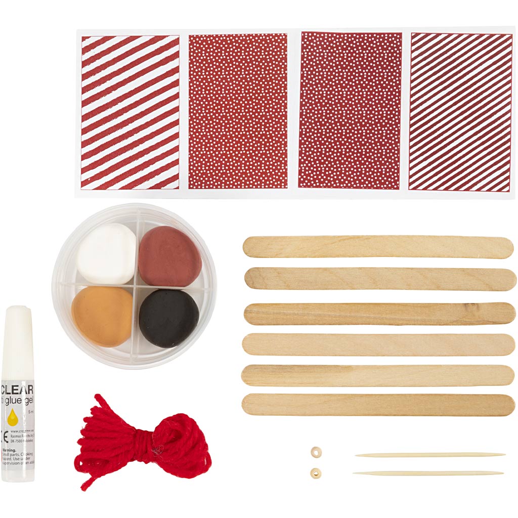 Mini Craft Kit Elf Door, Christmas presents, 1 pack
