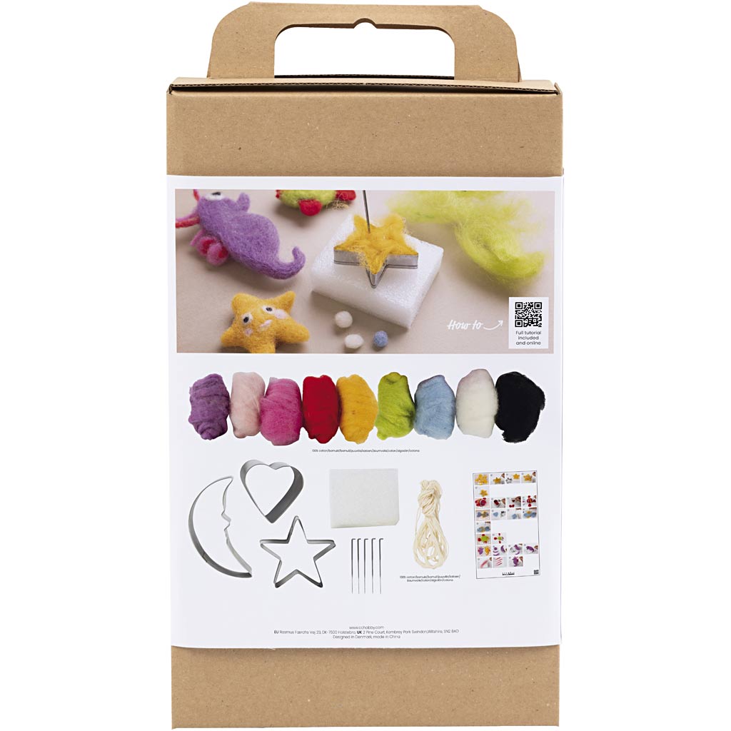 Craft Kit Needle Felting, Animals in water