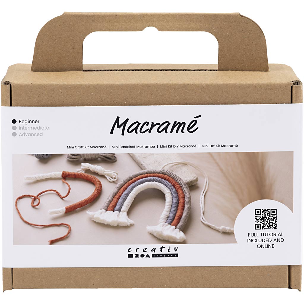 Mini Craft Kit Macramé , Rainbow