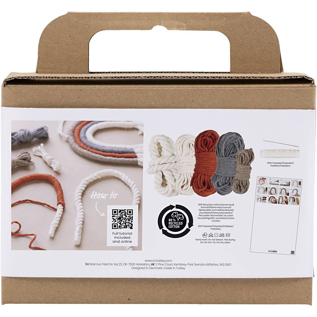 Mini Craft Kit Macramé , Rainbow