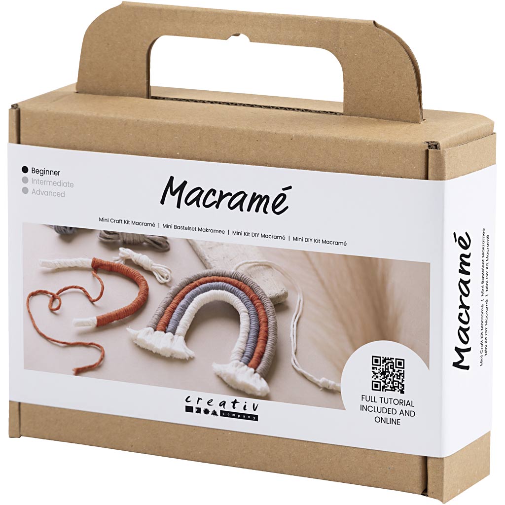 Mini Craft Kit Macramé , Rainbow