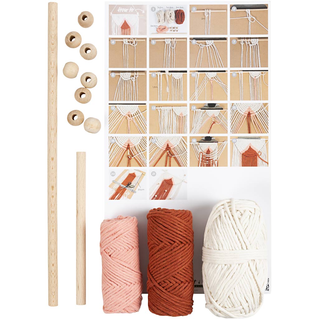 Craft Kit Macramé , Wall decoration