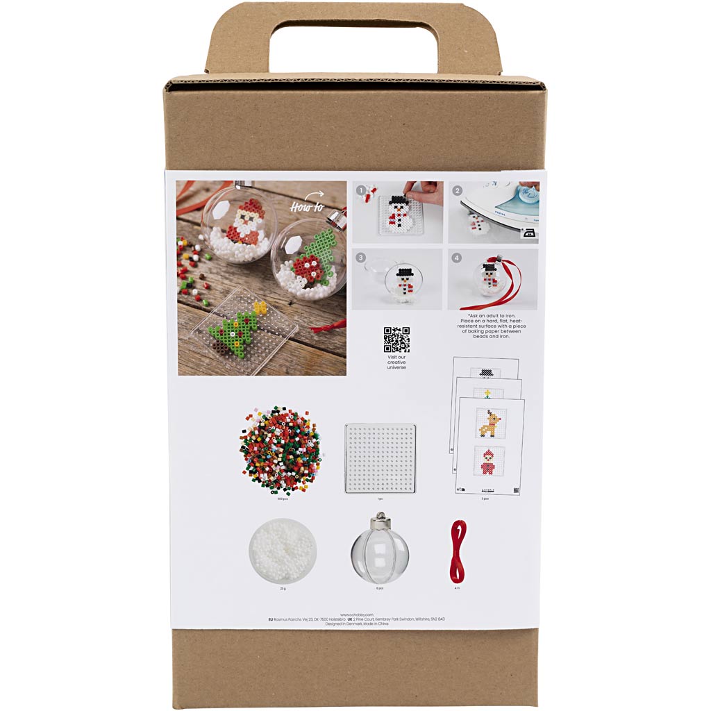 Craft Kit Christmas Baubles, Beads