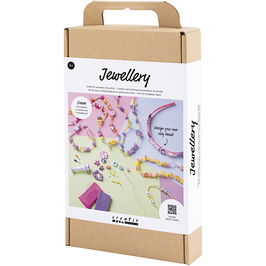 Craft Kit Jewellery Children, assorted colours