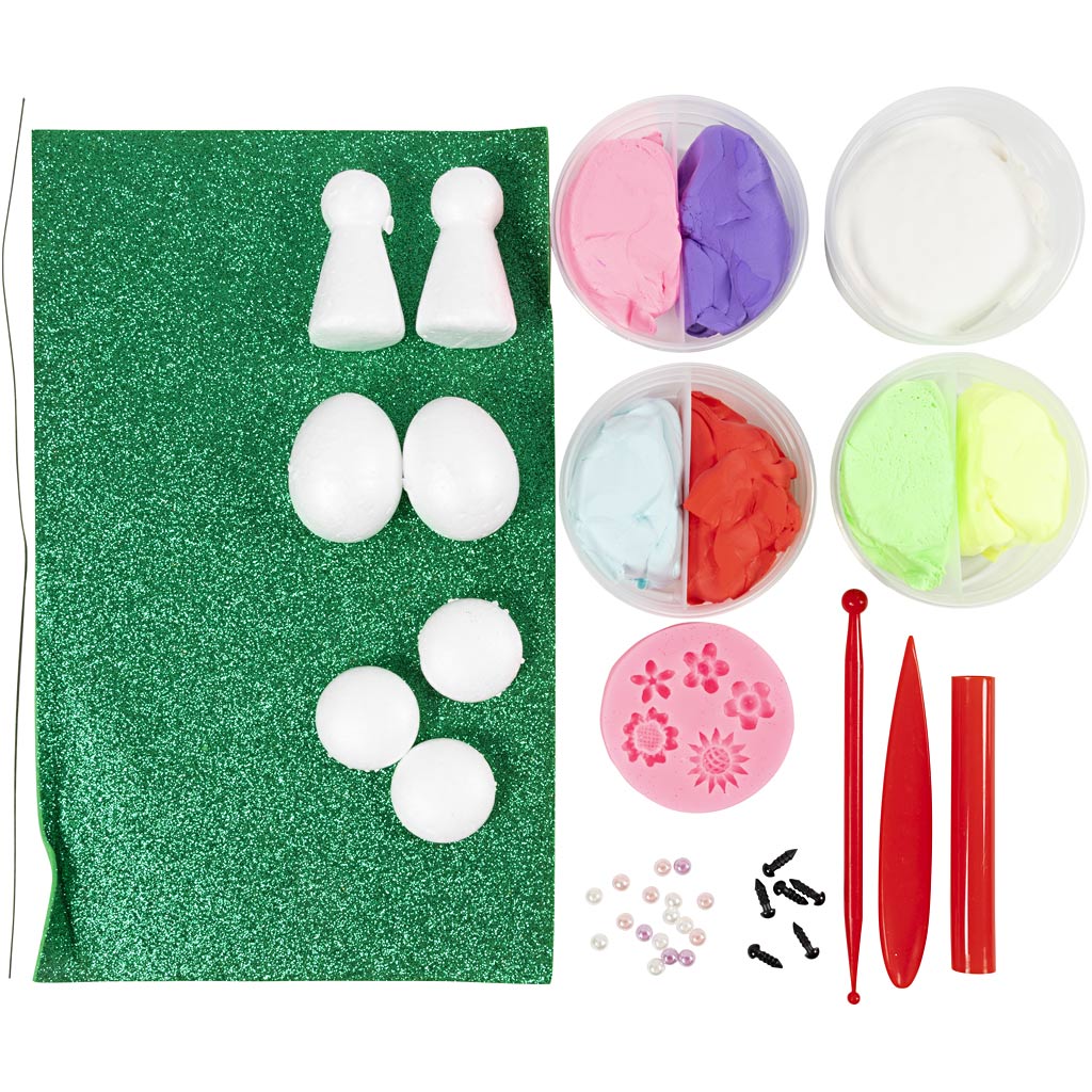 Craft Kit Modelling, Fairy, pastel colours
