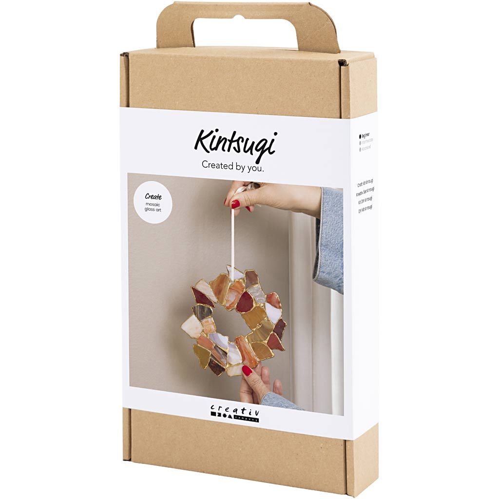 Craft Kit Kintsugi, Hanging decorations, assorted colours