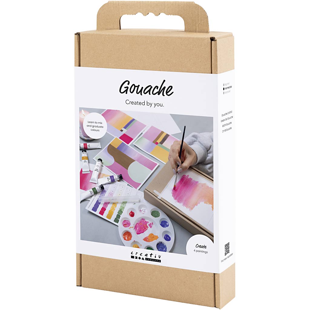Craft Kit Gouache , Paintings, assorted colours