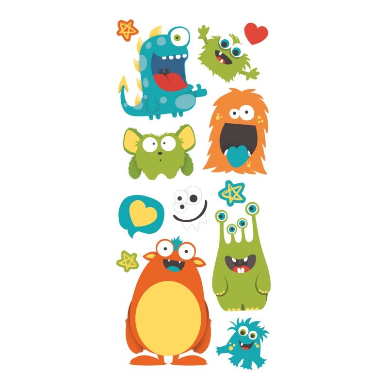 Paper House Productions - Monsters 3D Puffy Stickers