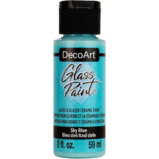 DecoArt Sky Blue Glass Paint - 2oz