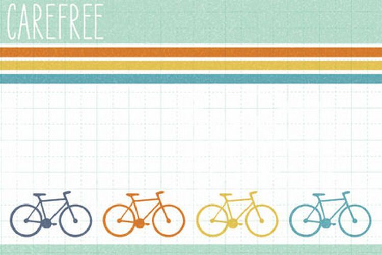 Carefree 4x6 Journal Card (10) Sold in Packs of 10's