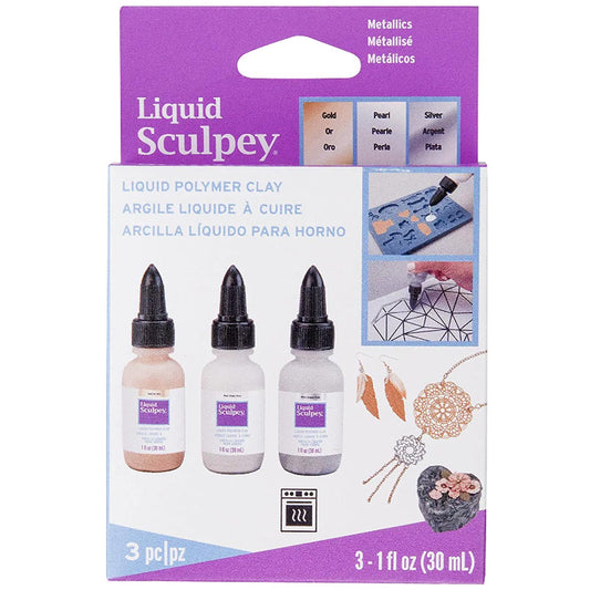 Liquid Sculpey Multi-Pack Clay Metallics Set