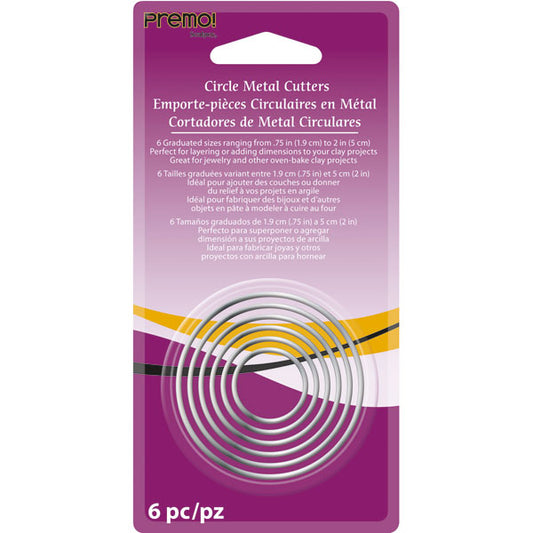 Sculpey 6pc Cutter Set Circle