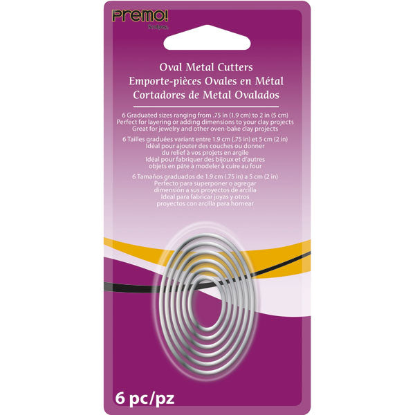 Sculpey 6pc Cutter Set Oval