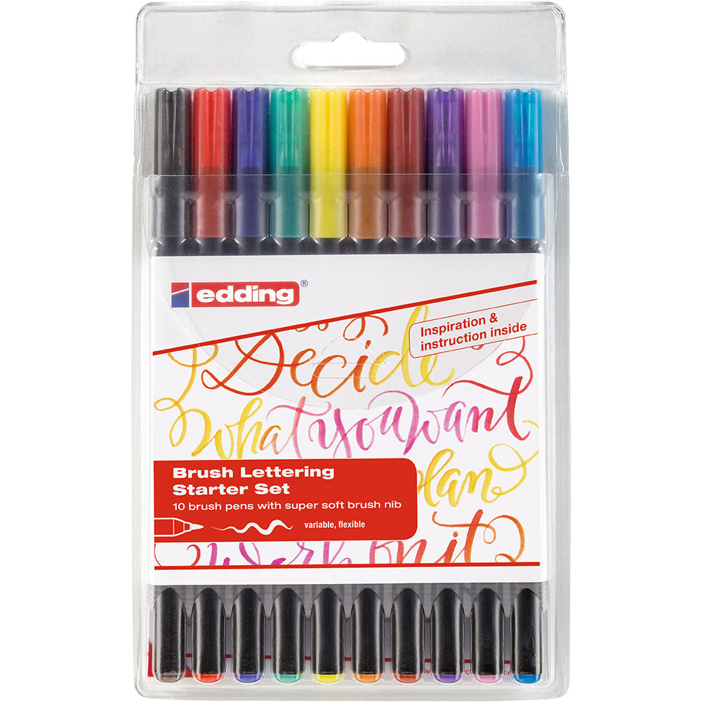 Edding 1340 Brushpen Wallet | Set of 10