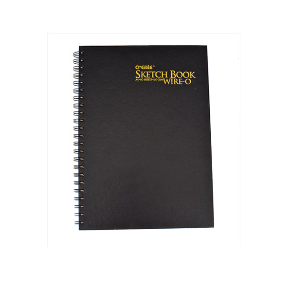 Create - Hard Back Sketchbook - Wire-o 110gsm