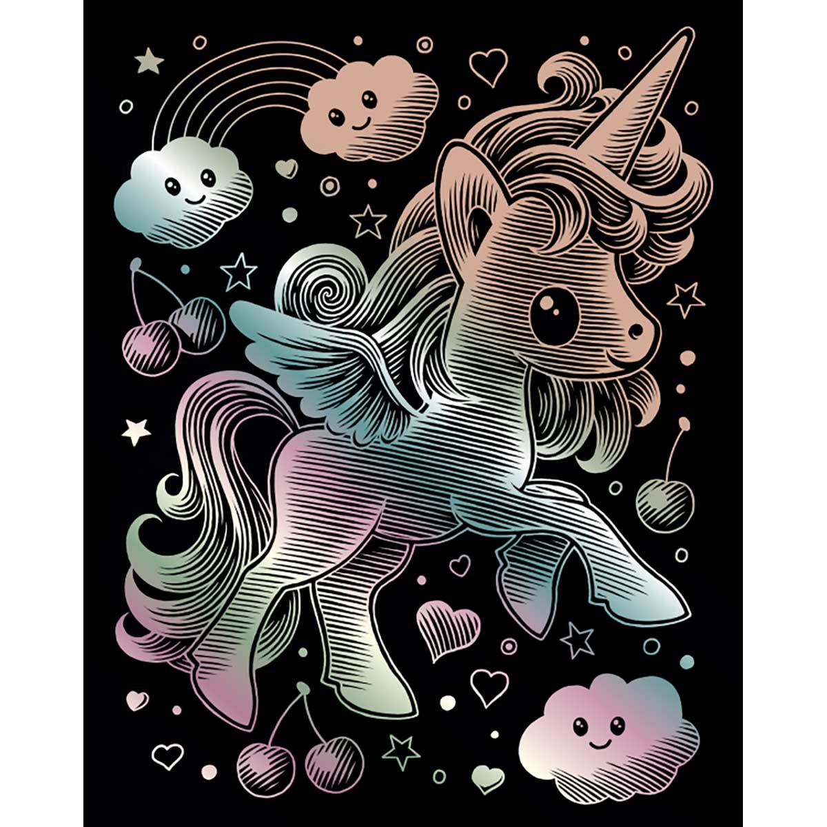 Unicorn - Kawaii Scraper Foil