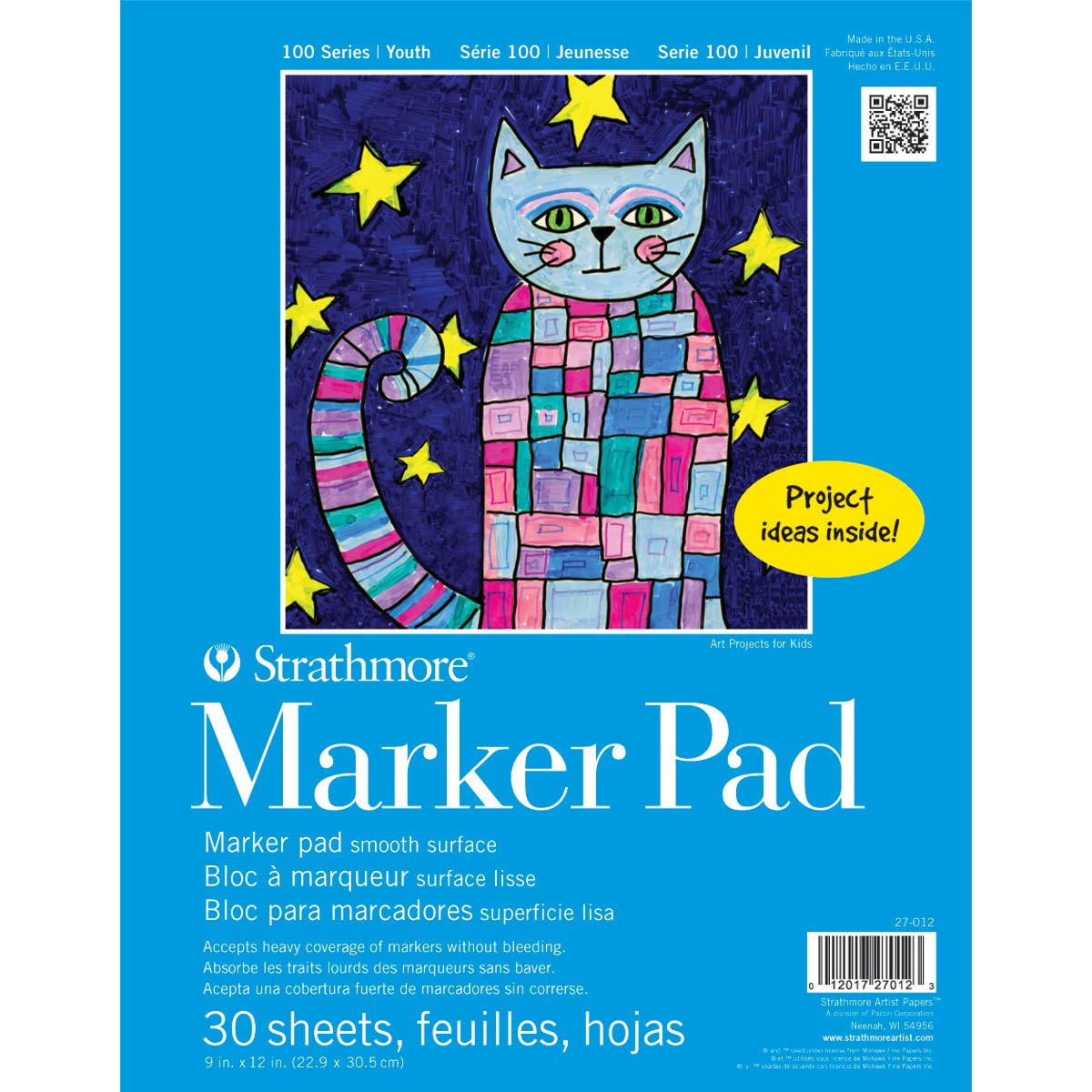Strathmore - 100 Youth Marker Pad 9x12" 30 sheets