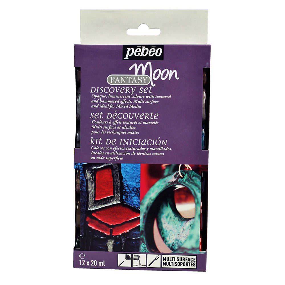 Pebeo Fantasy Moon Discovery 12 x 20ml Assorted Colours