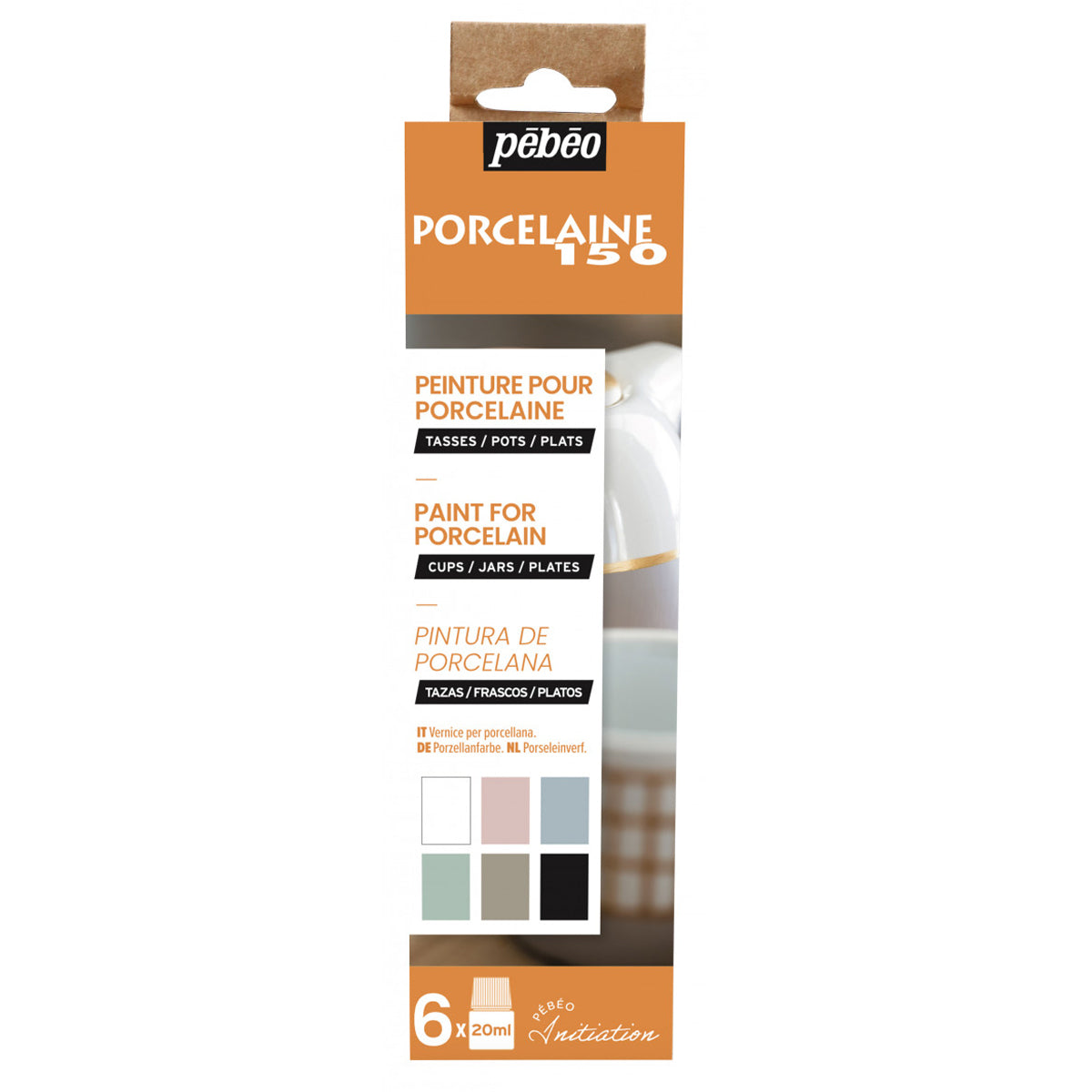 Pebeo Porcelaine 150 Initiation 6x20ml