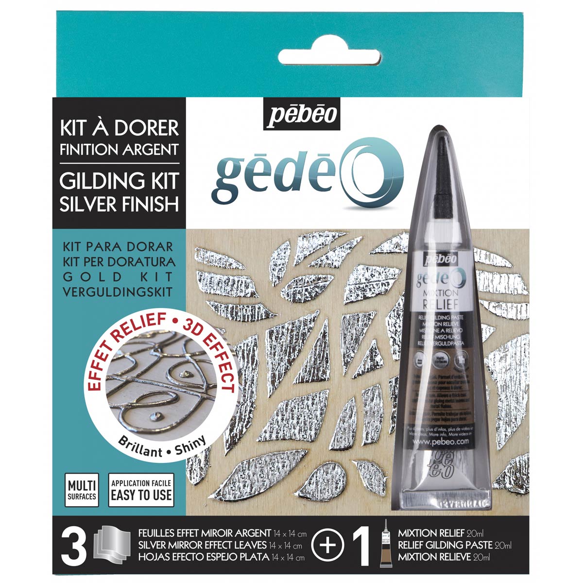 Gedeo Mirror Effect Kit - 3D Mixtio Silver Finish
