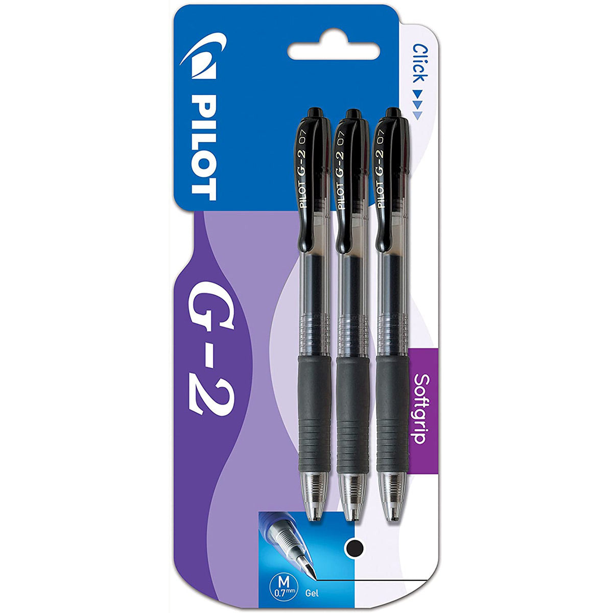 Pilot G2 Retractable Rollerball Triple Pack