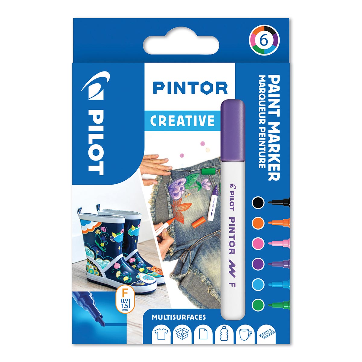 Pintor Fine Tip Paint Marker Packs