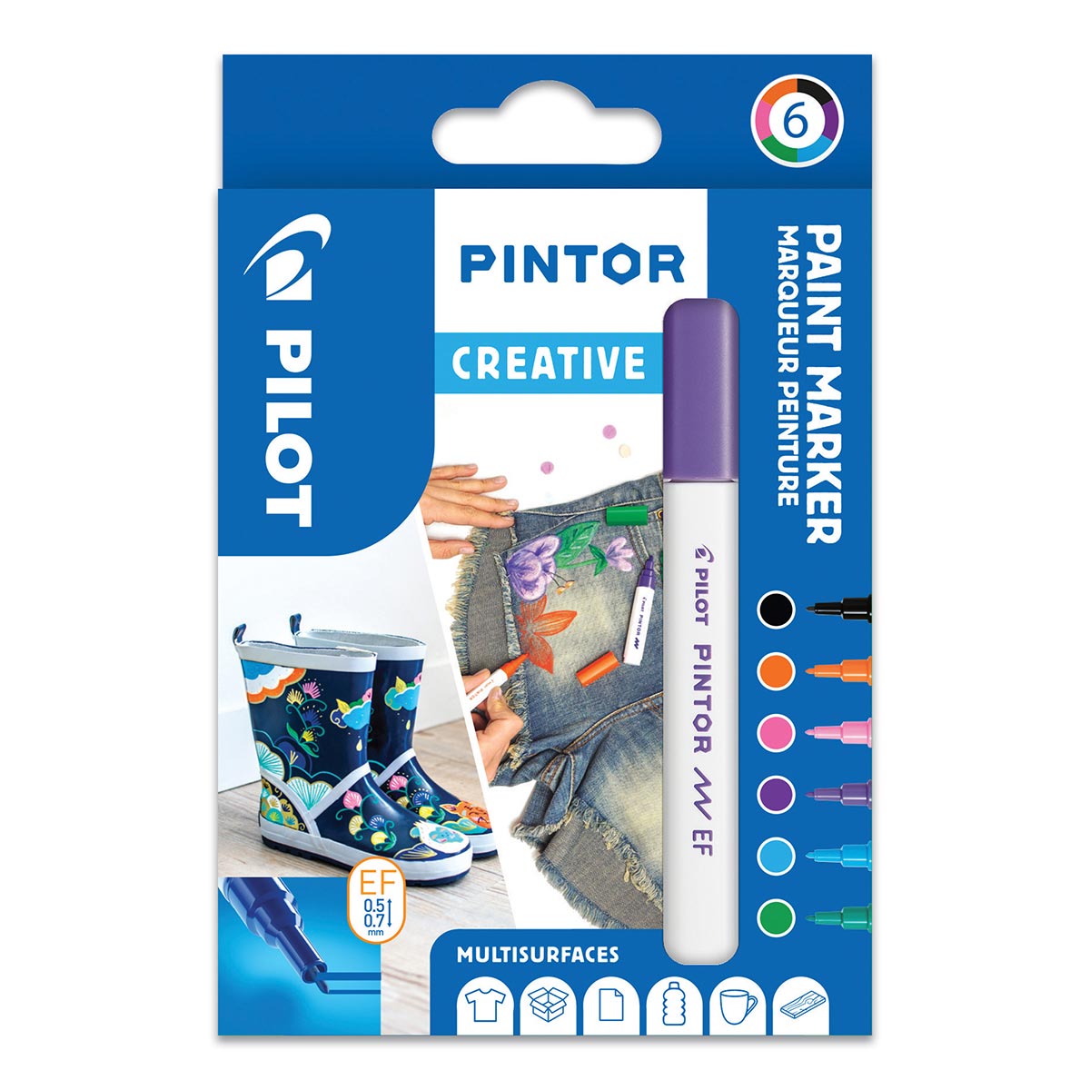 Pintor Extra Fine Tip Paint Marker Packs