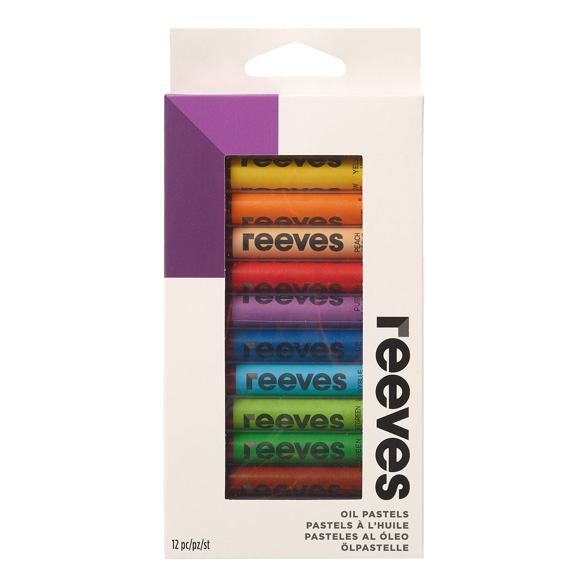 Reeves Oil Pastel 12 Pack