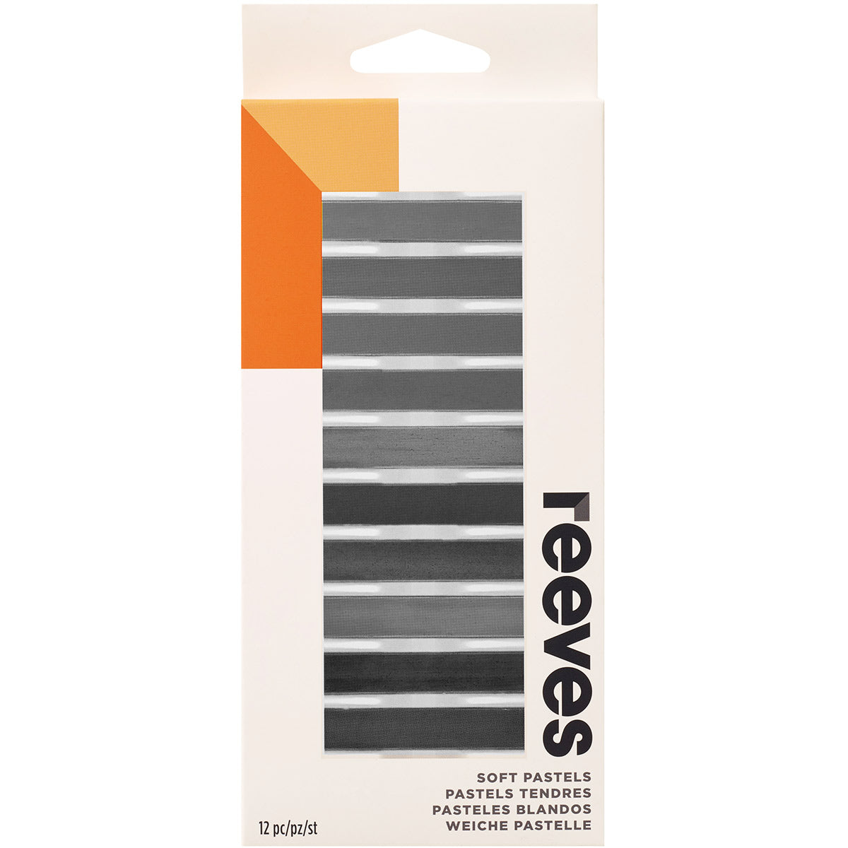 Reeves Soft Pastel Grey - 12 Set