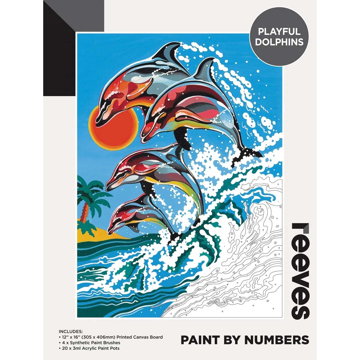 Reeves Paint by Numbers 12x16 inch