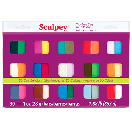Sculpey III® 30 Color Sampler