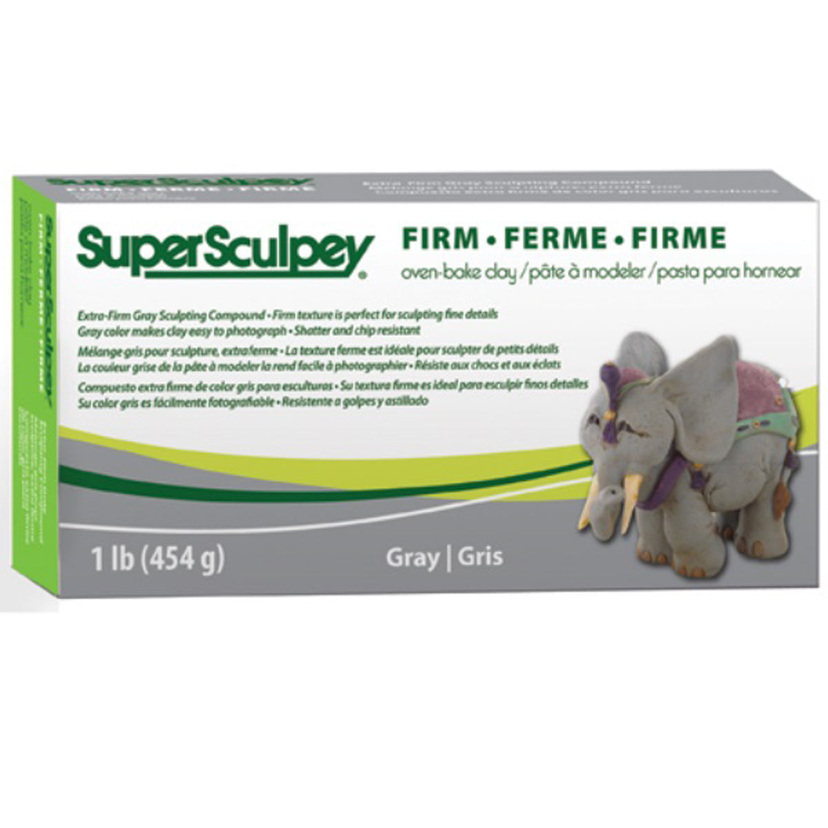 Super Sculpey Firm 1lb Grey