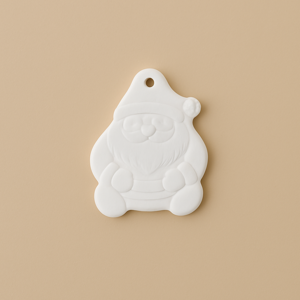 Christmas Santa Decoration – Bisque Blanks x24