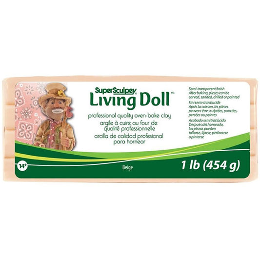 Super Sculpey Living Doll 1lb