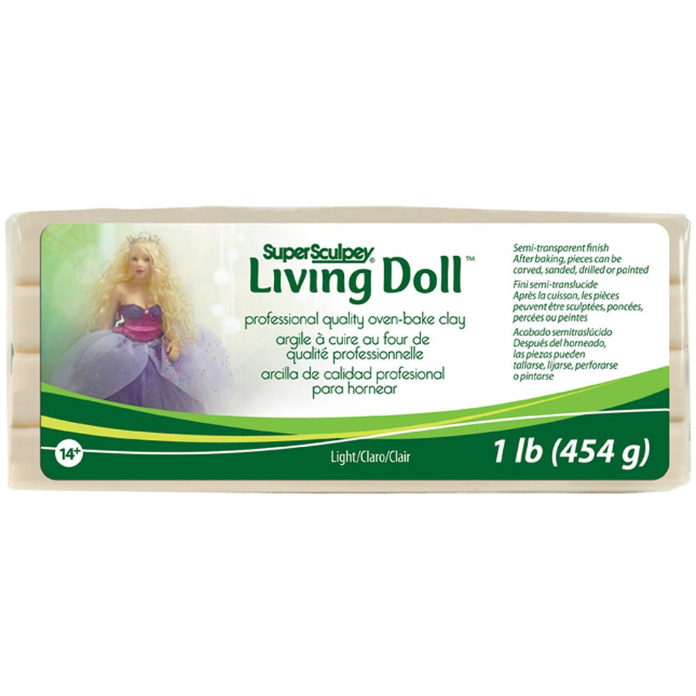 Super Sculpey Living Doll 1lb
