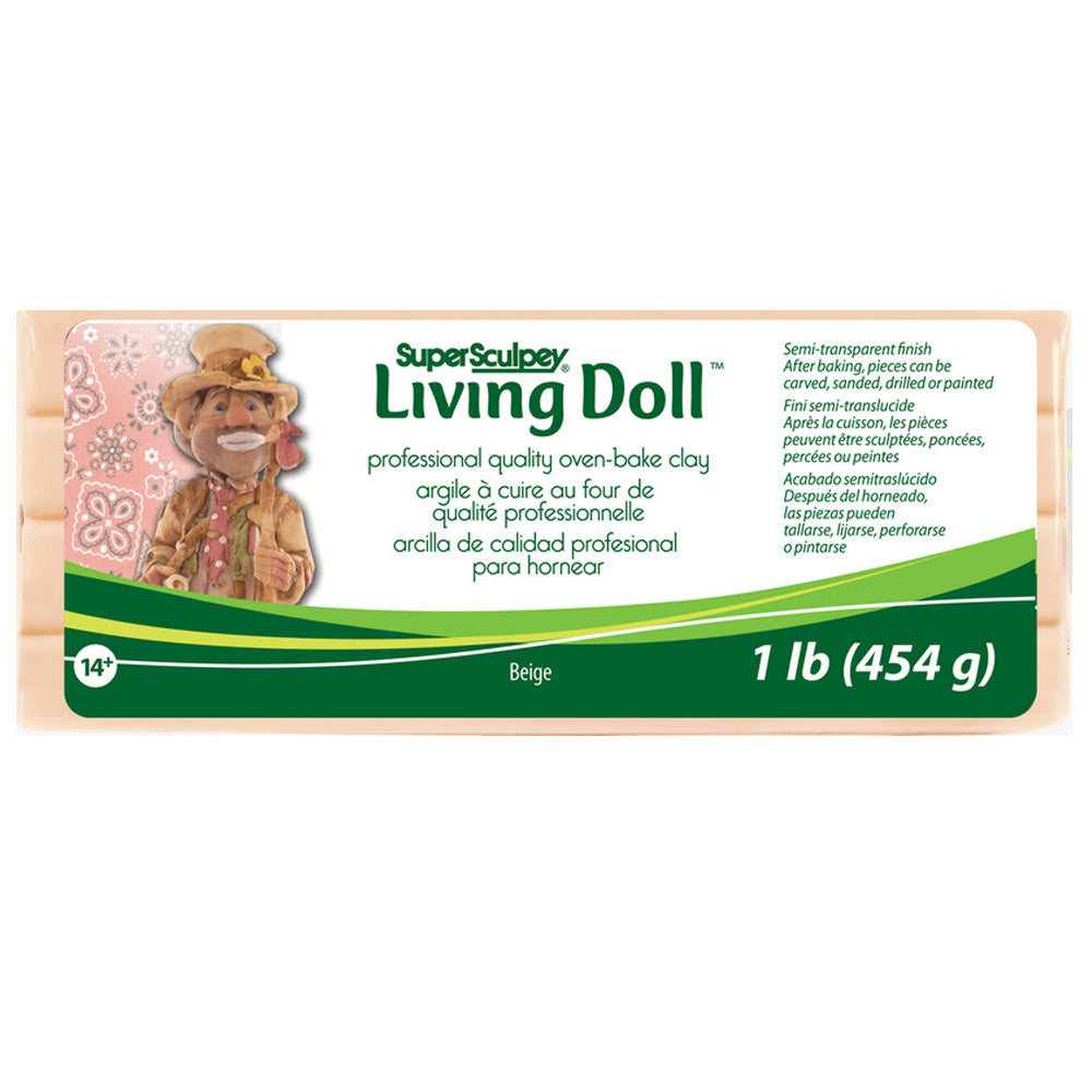 Super Sculpey Living Doll 1lb