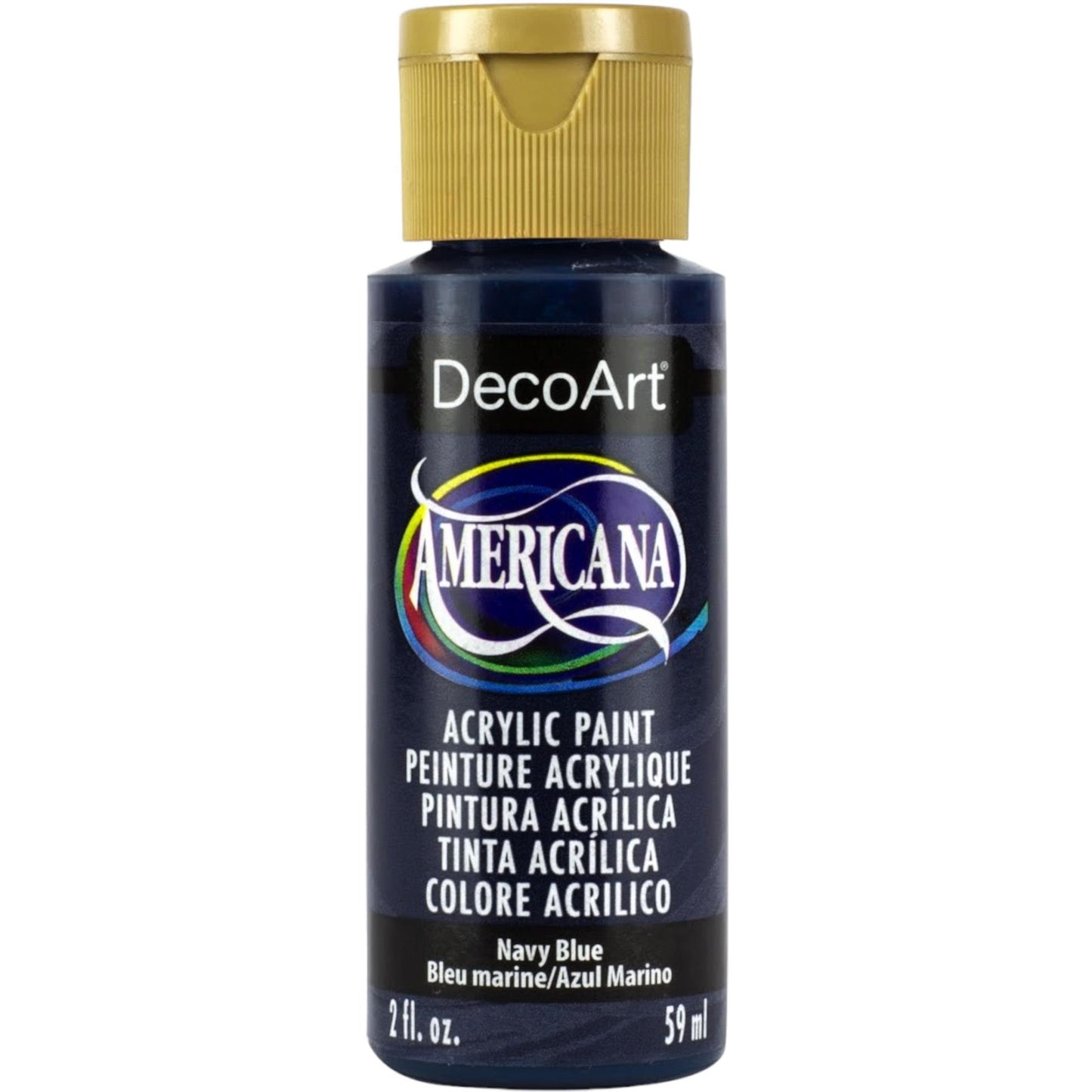 DecoArt Navy Blue (TRSP) Americana Acrylic 2oz